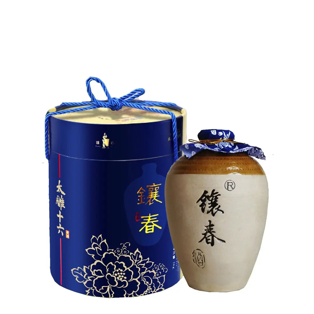 咸亨 太雕十六 鑲春 黃酒 陶壇禮盒裝1000ml