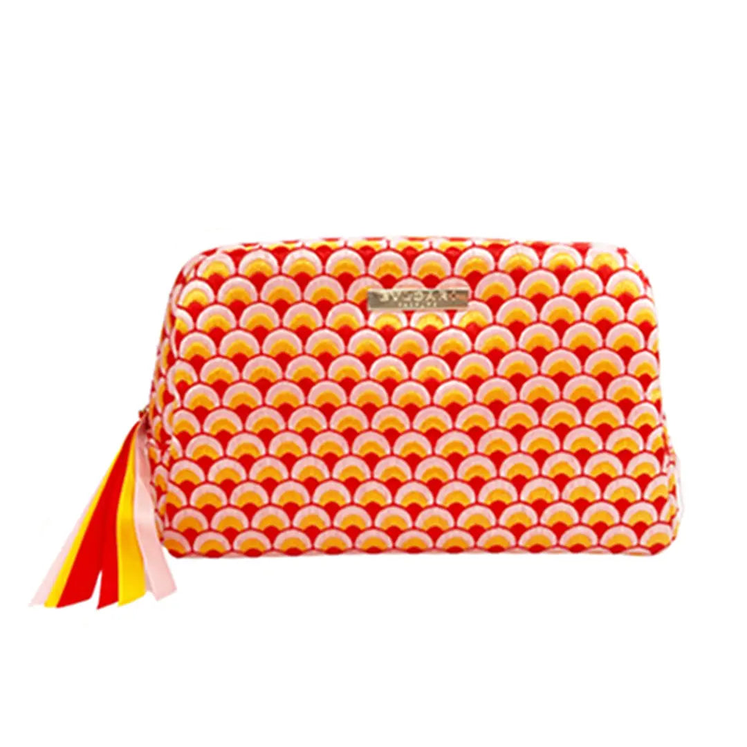 Bvlgari 化妝袋 橙紅Rose Goldea