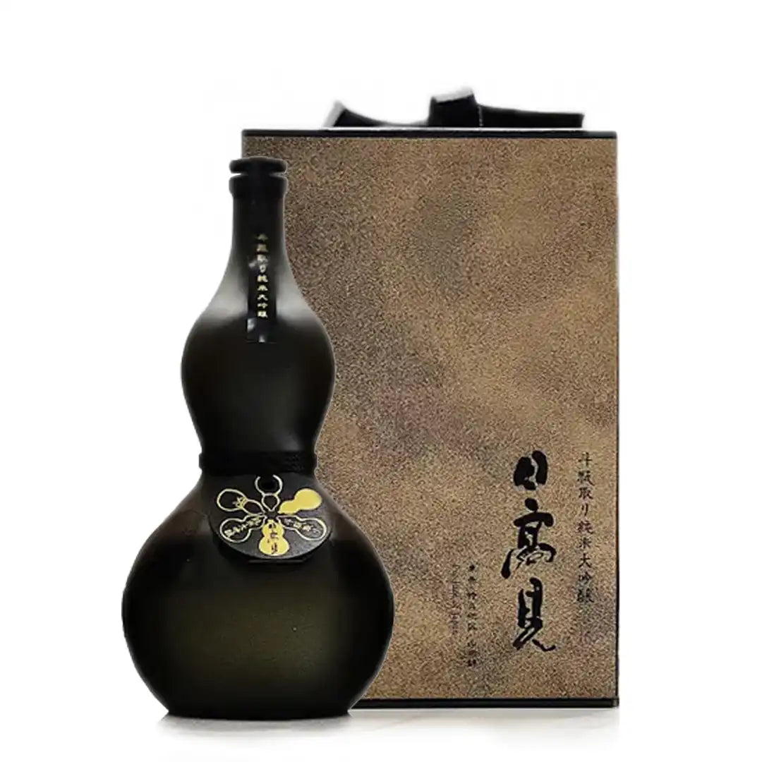 日高見 斗瓶取り 純米大吟釀 黑色葫蘆瓶720ml