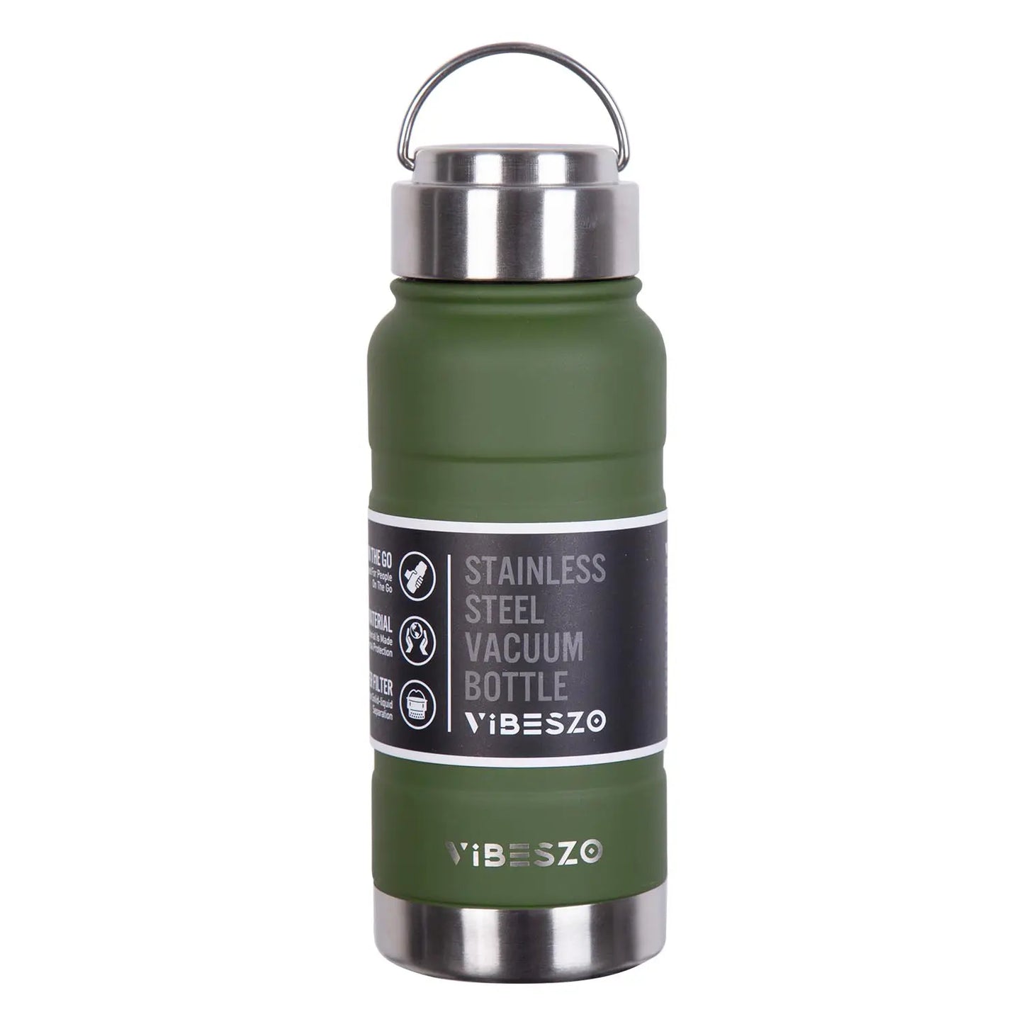 Vibeszo 不鏽鋼真空保溫瓶520ml 綠色Green